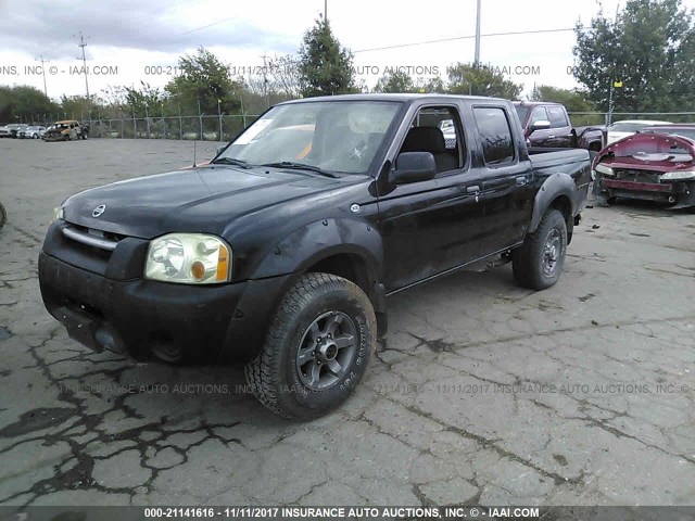 1N6ED27TX3C469084 - 2003 NISSAN FRONTIER CREW CAB XE/CREW CAB SE BLACK photo 2