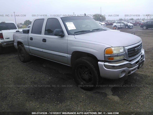 2GTEK13T961229575 - 2006 GMC NEW SIERRA K1500 SILVER photo 1