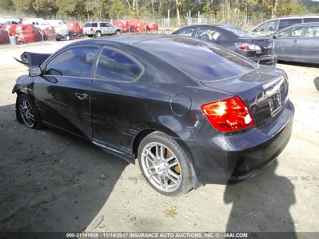 JTKDE177170145630 - 2007 TOYOTA SCION TC BLACK photo 3