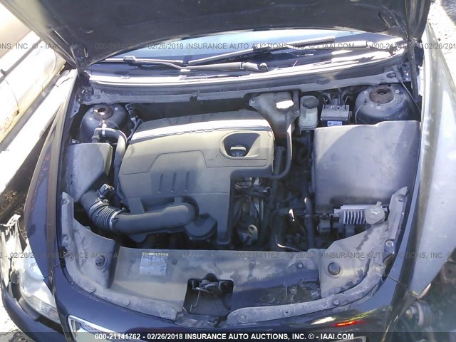 1G1ZE5EB9AF136022 - 2010 CHEVROLET MALIBU LTZ ნაცრისფერი ფოტო 10
