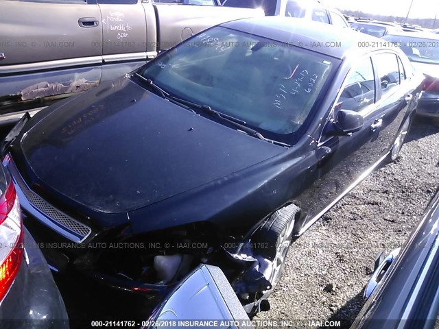 1G1ZE5EB9AF136022 - 2010 CHEVROLET MALIBU LTZ ნაცრისფერი ფოტო 2