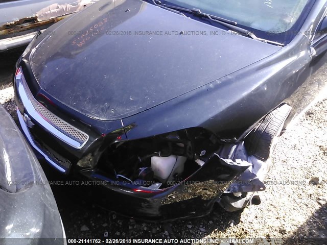 1G1ZE5EB9AF136022 - 2010 CHEVROLET MALIBU LTZ ნაცრისფერი ფოტო 6