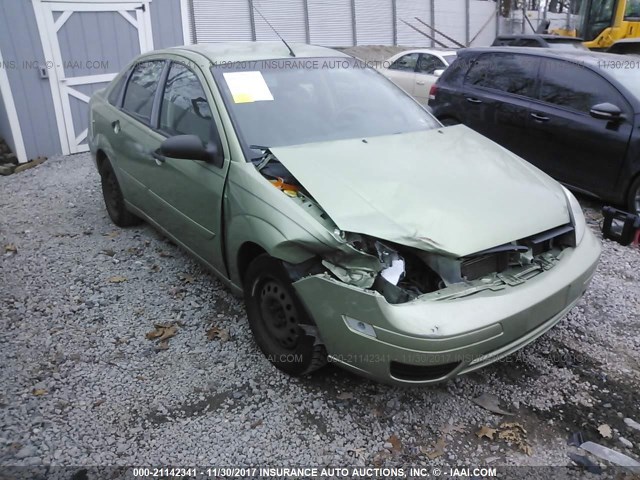 1FAFP34NX7W297191 - 2007 FORD FOCUS ZX4/S/SE/SES GREEN photo 1