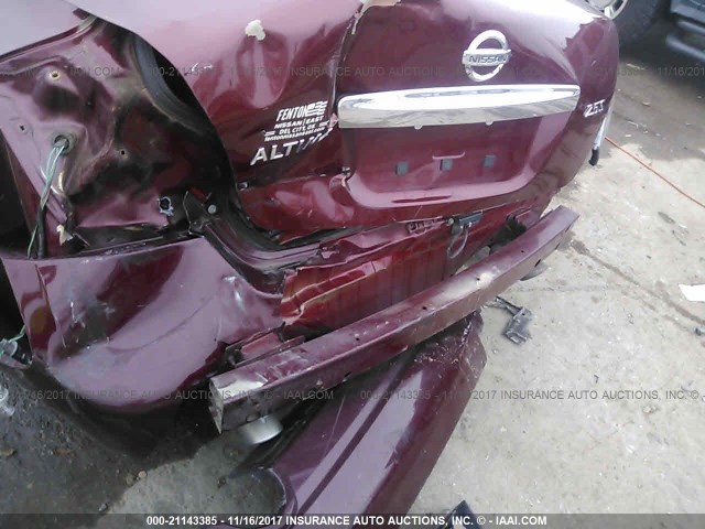 1N4AL2AP6AN409861 - 2010 NISSAN ALTIMA S MAROON photo 6