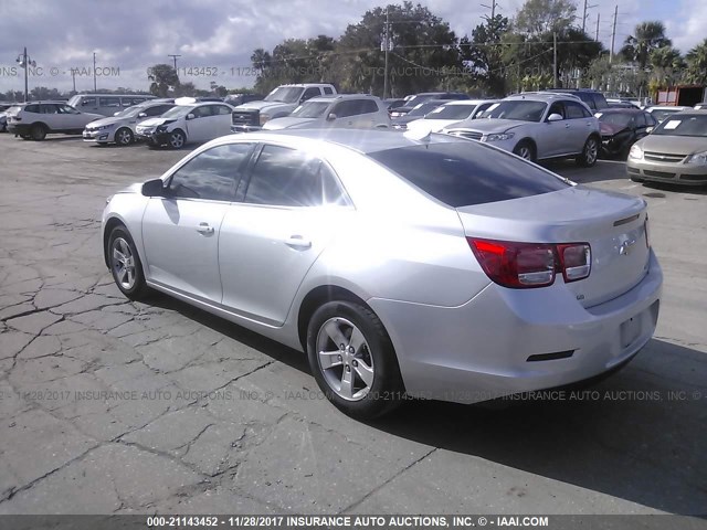 1G11C5SL8FF307477 - 2015 CHEVROLET MALIBU 1LT 银色 照片 3