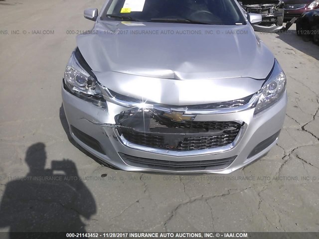 1G11C5SL8FF307477 - 2015 CHEVROLET MALIBU 1LT 银色 照片 6