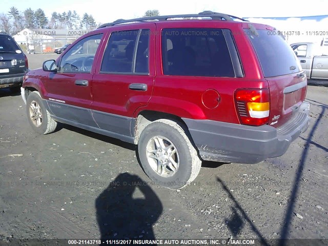 1J4GW48S84C146252 - 2004 JEEP GRAND CHEROKEE LAREDO/COLUMBIA/FREEDOM 红色 照片 3