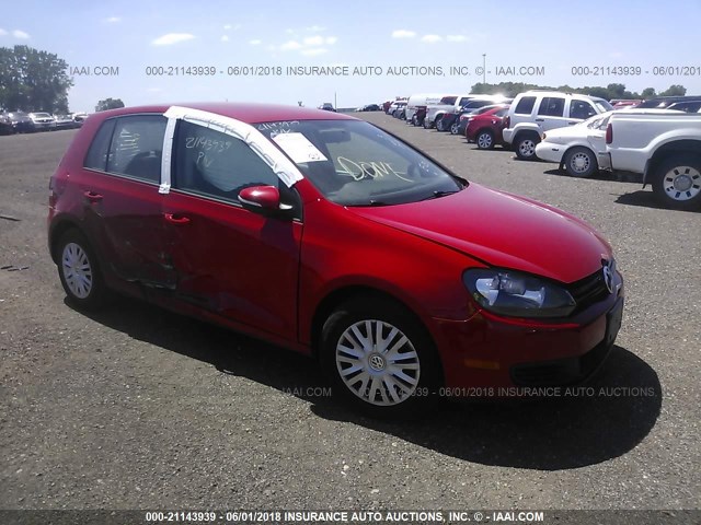 WVWDB7AJ1DW126785 - 2013 VOLKSWAGEN GOLF 红色 照片 1