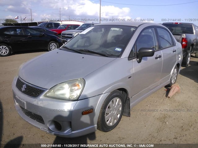 JS2RB62S565300427 - 2006 SUZUKI AERIO SILVER photo 2