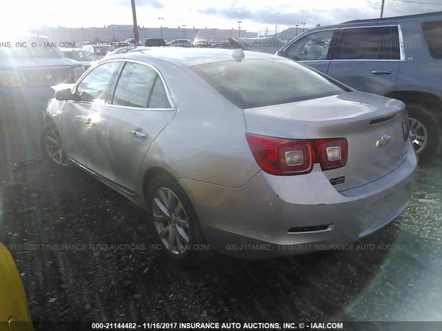 1G11H5SA2DF281889 - 2013 CHEVROLET MALIBU LTZ 银色 照片 3