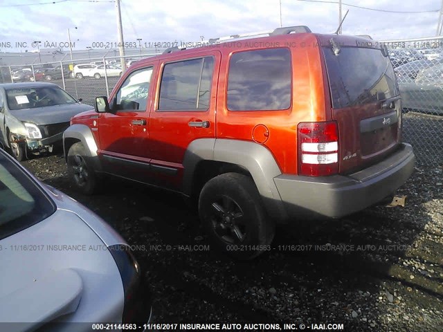 1J4PN3GK2AW147034 - 2010 JEEP LIBERTY RENEGADE ORANGE photo 3