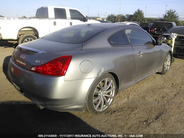 JNKCV64E58M110763 - 2008 INFINITI G37 JOURNEY/SPORT GRAY photo 4