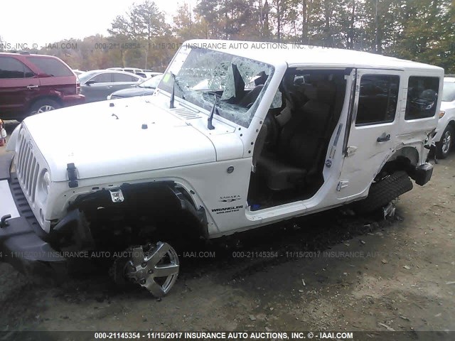 1C4BJWEG7HL727645 - 2017 JEEP WRANGLER UNLIMITE SAHARA WHITE photo 6