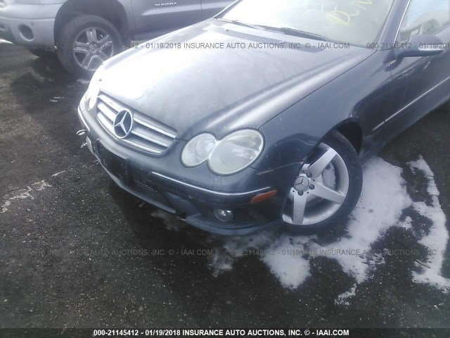 WDBTJ56H49F270023 - 2009 MERCEDES-BENZ CLK 350 GRAY photo 6