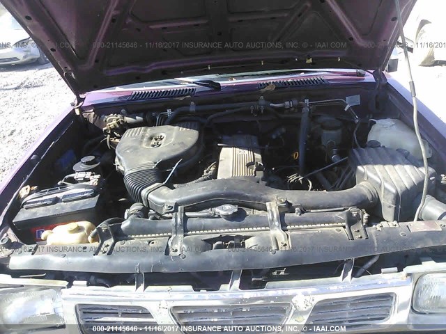 1N6SD11S5SC315569 - 1995 NISSAN TRUCK E/XE PURPLE photo 10