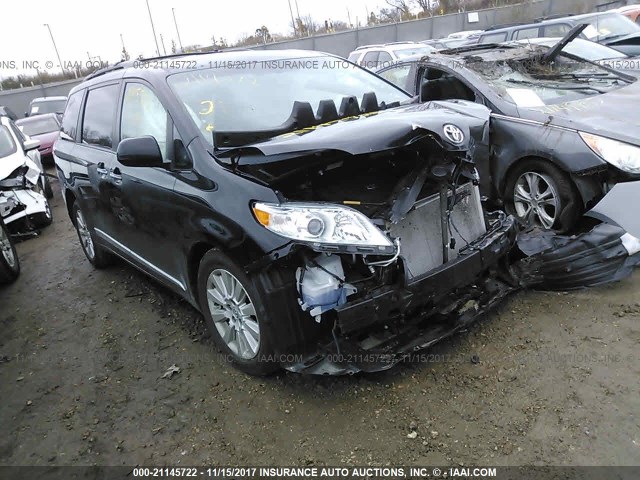 5TDDK3DC0FS096672 - 2015 TOYOTA SIENNA XLE/LIMITED BLACK photo 1