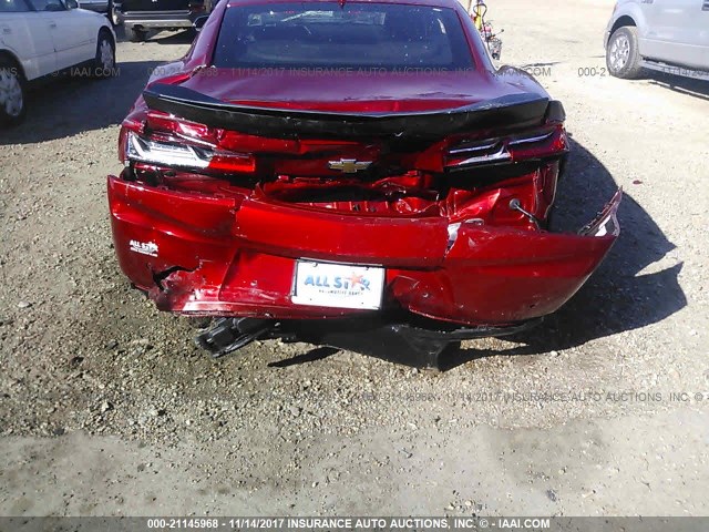 1G1FC1RS3H0161894 - 2017 CHEVROLET CAMARO LT RED photo 6