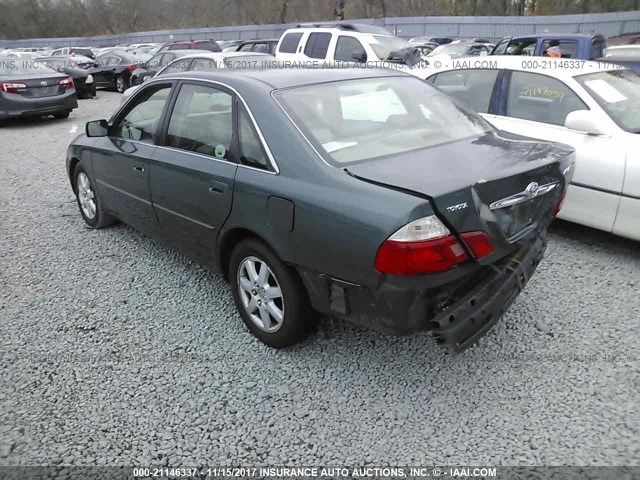 4T1BF28B23U330241 - 2003 TOYOTA AVALON XL/XLS GREEN photo 3