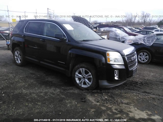 2CTALBEW8A6312939 - 2010 GMC TERRAIN SLE BLACK photo 1