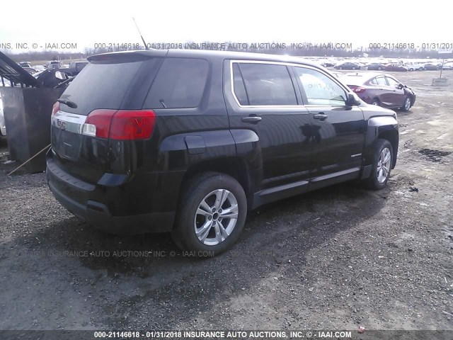 2CTALBEW8A6312939 - 2010 GMC TERRAIN SLE BLACK photo 4