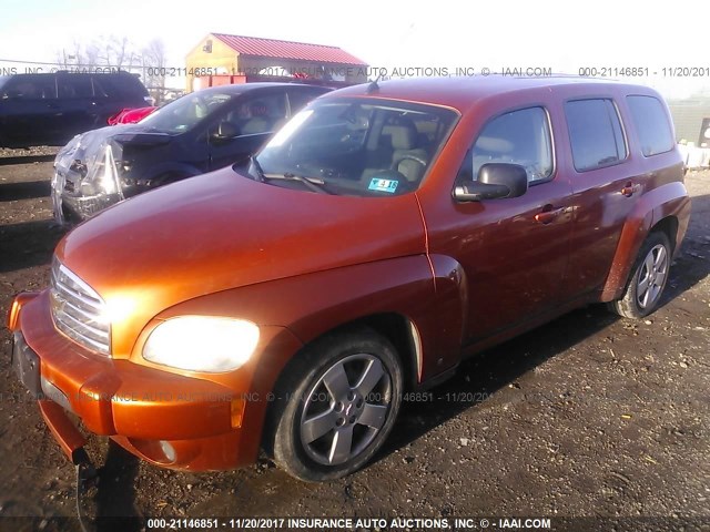 3GNDA13D18S630236 - 2008 CHEVROLET HHR LS ORANGE photo 2