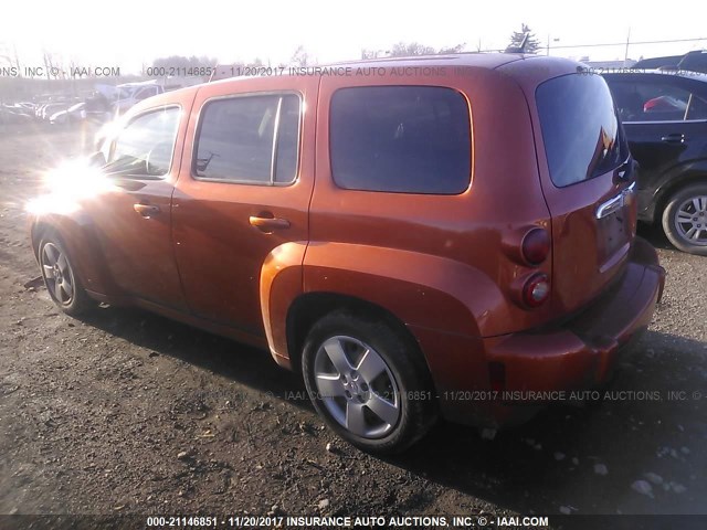 3GNDA13D18S630236 - 2008 CHEVROLET HHR LS ORANGE photo 3