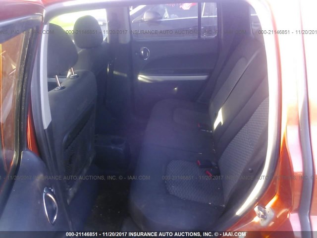 3GNDA13D18S630236 - 2008 CHEVROLET HHR LS ORANGE photo 8