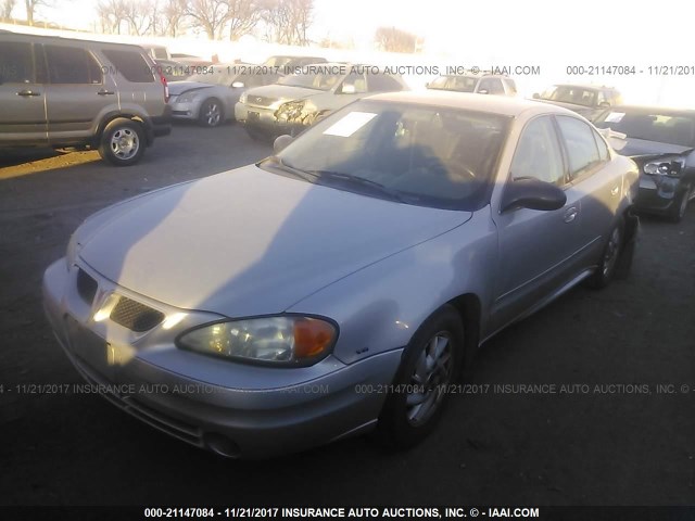 1G2NF52E94C202094 - 2004 PONTIAC GRAND AM SE1 SILVER photo 2