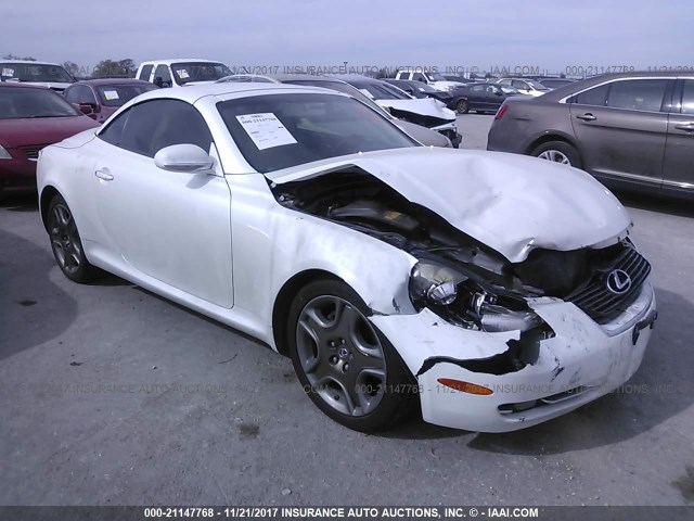 JTHFN45Y179011224 - 2007 LEXUS SC 430 WHITE photo 1