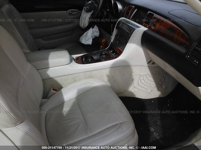 JTHFN45Y179011224 - 2007 LEXUS SC 430 WHITE photo 5