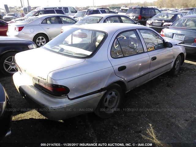 1Y1SK5265TZ055248 - 1996 GEO PRIZM LSI SILVER photo 4