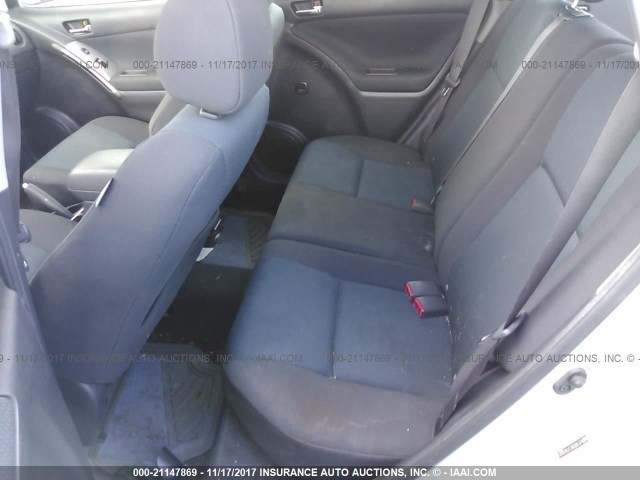 2T1KR30E37C626623 - 2007 TOYOTA COROLLA MATRIX XR SILVER photo 8