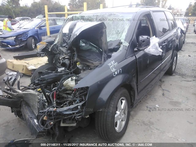 2D4RN3DG5BR752791 - 2011 DODGE GRAND CARAVAN MAINSTREET GRAY photo 2