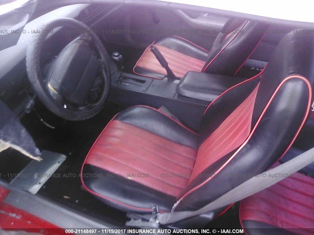 1G1FP23T9ML168319 - 1991 CHEVROLET CAMARO RS RED photo 5