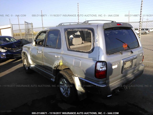 JT3GN86R420224528 - 2002 TOYOTA 4RUNNER SR5 SILVER photo 3