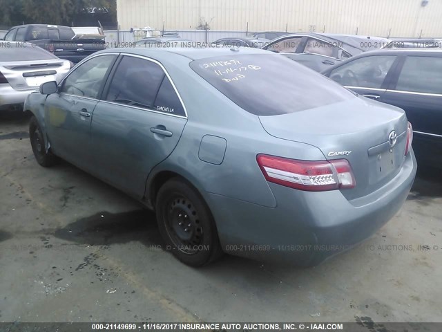 4T1BF3EK0AU580889 - 2010 TOYOTA CAMRY SE/LE/XLE 绿色 照片 3