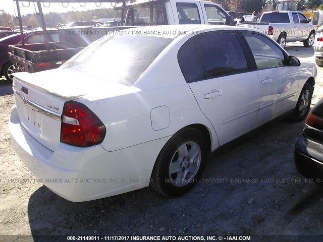 1G1ZT54835F209256 - 2005 CHEVROLET MALIBU LS თეთრი ფოტო 4
