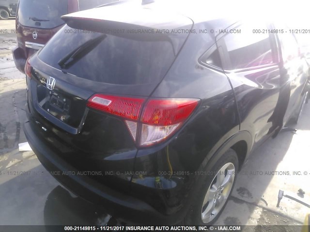 3CZRU5H55GM727967 - 2016 HONDA HR-V EX BLACK photo 4