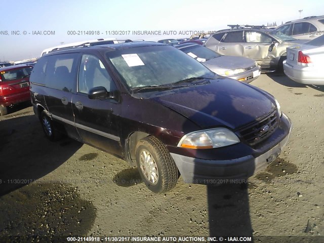 2FMZA5146YBB52891 - 2000 FORD WINDSTAR LX MAROON photo 1