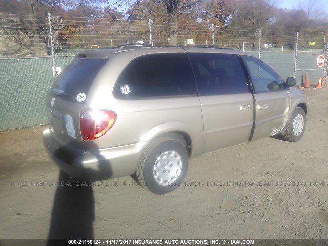 2C4GP24323R248593 - 2003 CHRYSLER TOWN & COUNTRY  BROWN photo 4