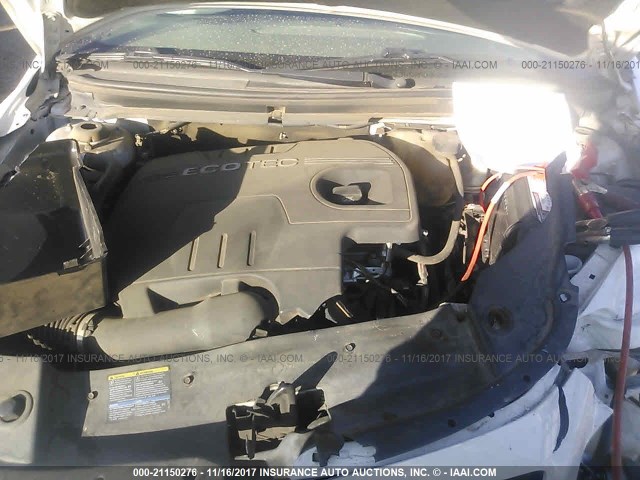 1G1ZA5EB8AF173039 - 2010 CHEVROLET MALIBU LS WHITE photo 10