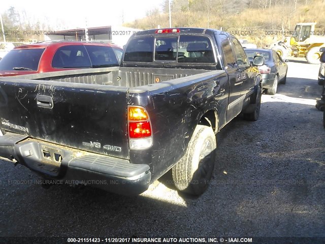 5TBBT44114S455493 - 2004 TOYOTA TUNDRA ACCESS CAB SR5 BLACK photo 2