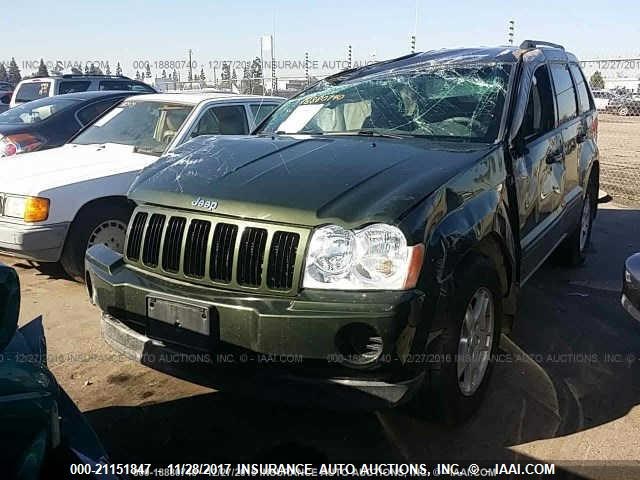 1J8GR48K87C507277 - 2007 JEEP GRAND CHEROKEE LAREDO/COLUMBIA/FREEDOM GREEN photo 2