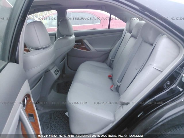 4T1BK46K68U576842 - 2008 TOYOTA CAMRY LE/XLE/SE BLACK photo 8