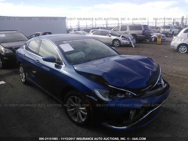 1C3CCCAB6GN129786 - 2016 CHRYSLER 200 LIMITED BLUE photo 1