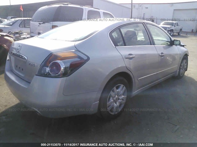 1N4AL21E29N462180 - 2009 NISSAN ALTIMA 2.5/2.5S SILVER photo 4