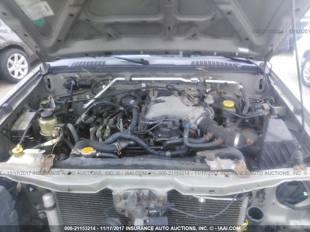 5N1ED28YX3C648394 - 2003 NISSAN XTERRA XE/SE GRAY photo 10