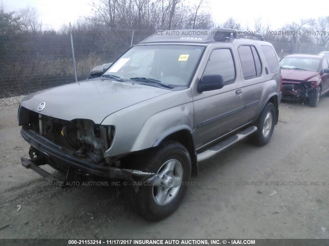 5N1ED28YX3C648394 - 2003 NISSAN XTERRA XE/SE GRAY photo 2