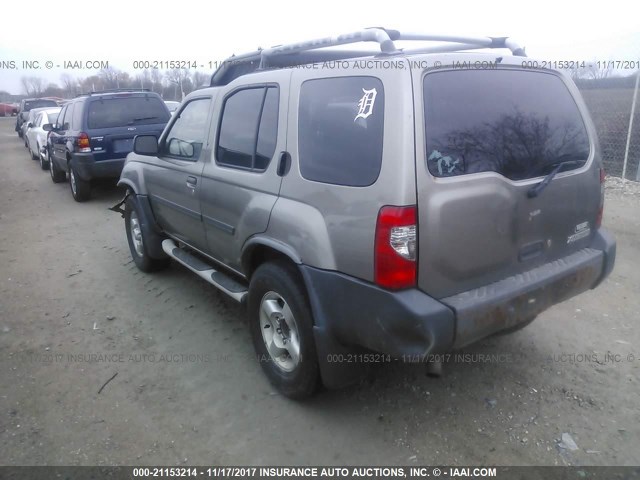 5N1ED28YX3C648394 - 2003 NISSAN XTERRA XE/SE GRAY photo 3