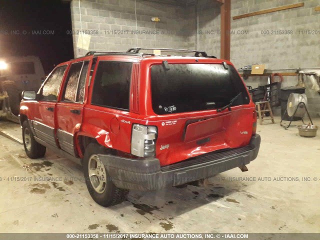 1J4GZ58Y3VC597592 - 1997 JEEP GRAND CHEROKEE LAREDO/TSI RED photo 6